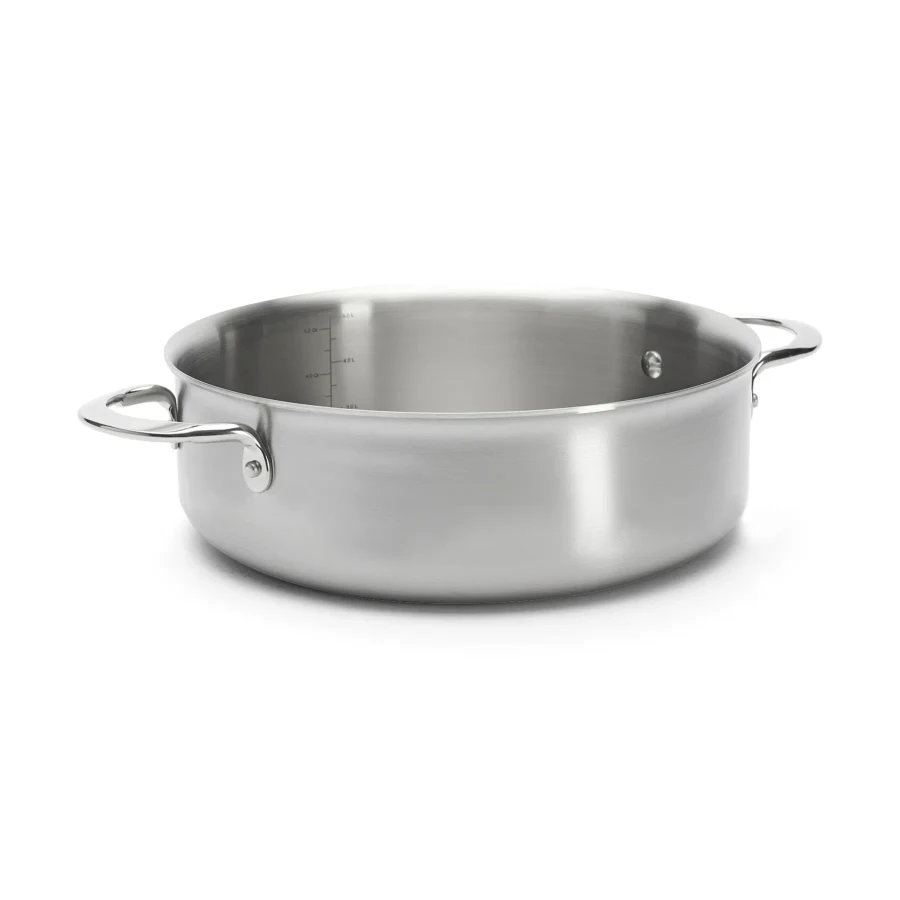 De Buyer Alchimy wokkipannu ruostumatonta terästä. Ø24 cm